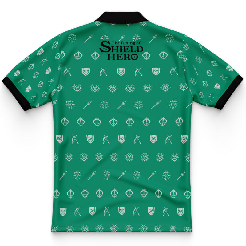 Shield Hero Pattern Rising Of The Shield Hero Polo Shirt