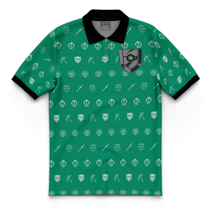 Shield Hero Pattern Rising Of The Shield Hero Polo Shirt