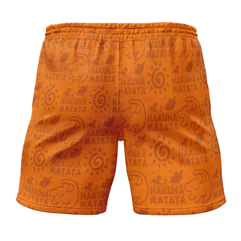 Simba Hakuna Matata Lion King Gym Shorts - Image 2
