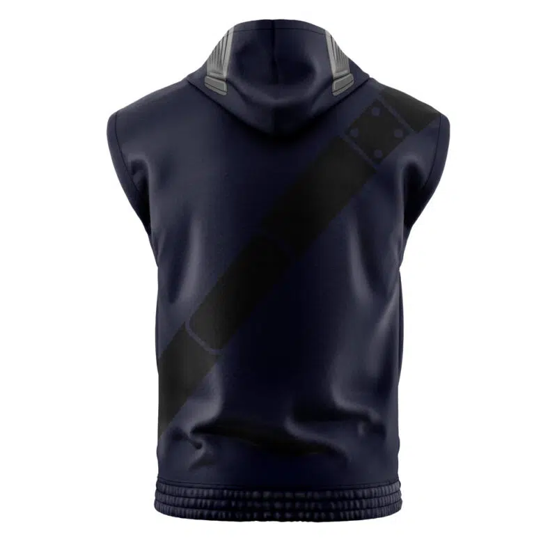 Snake Eyes V2 1985 GI Joe Sleeveless Hoodie - Image 2