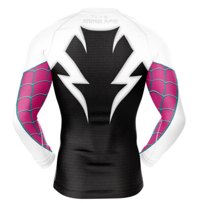 Spider Gwen Marvel Long Sleeve Rash Guard Compression