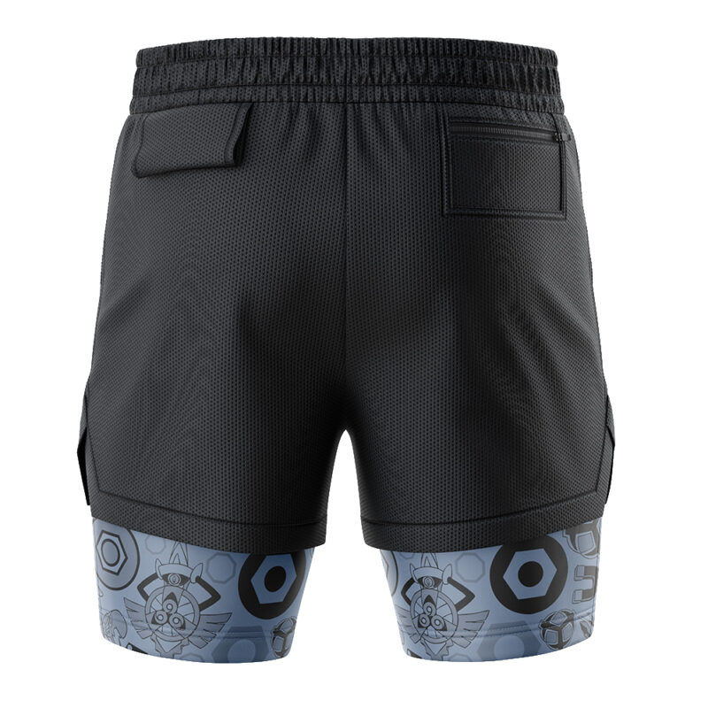 Steel Pokemon 2-in-1 Performance Shorts - Image 4