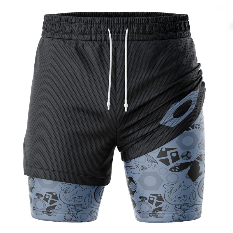 Steel Pokemon 2-in-1 Performance Shorts - Image 3