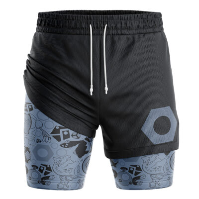 Steel Pokemon 2-in-1 Performance Shorts