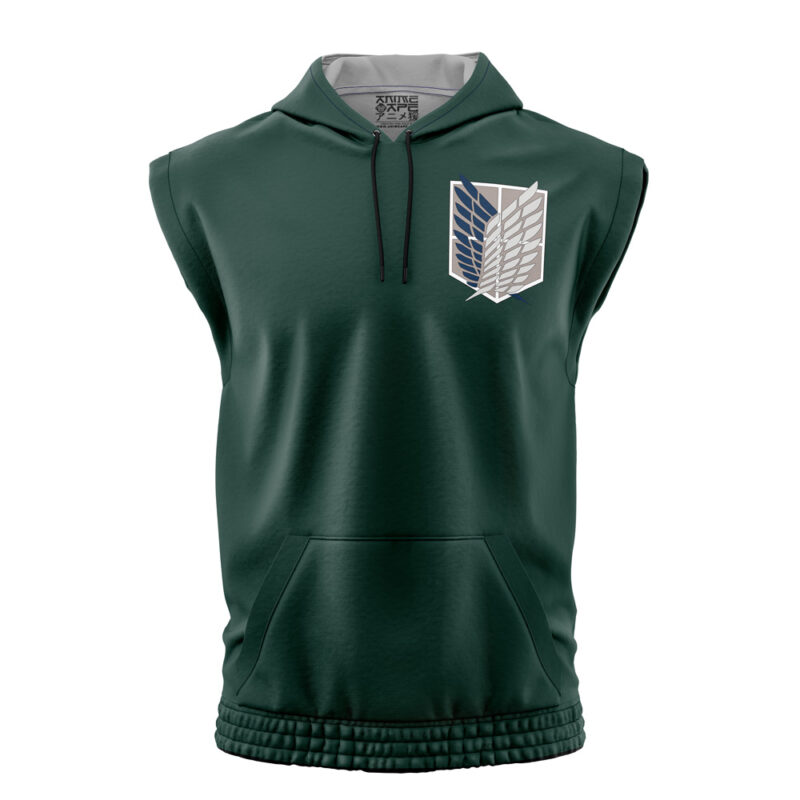 Survey Corps Attack on Titan Sleeveless Hoodie