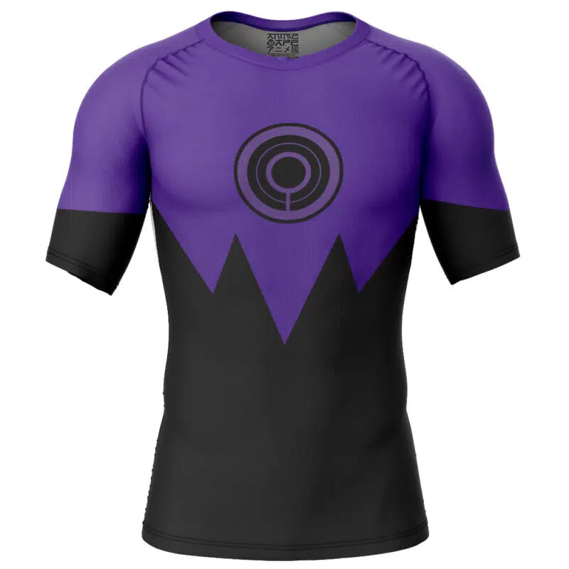 Ultraviolet Lantern DC Comics Short Sleeve Rash Guard Compression Shirt