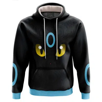 Umbreon Shiny Type Pokemon_Hoodie-FRONT-Mockups