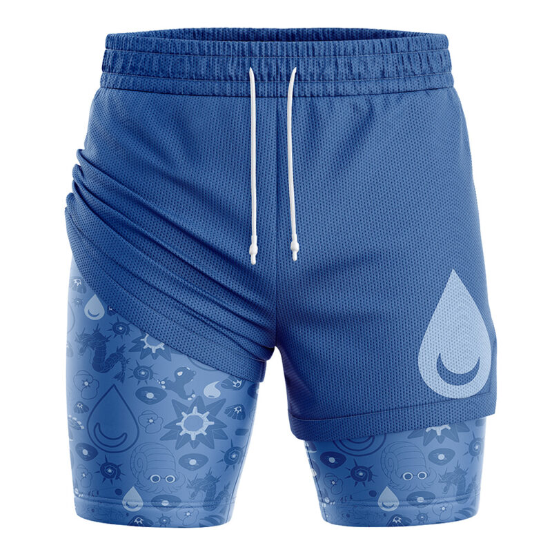 Water Pokemon 2-in-1 Performance Shorts