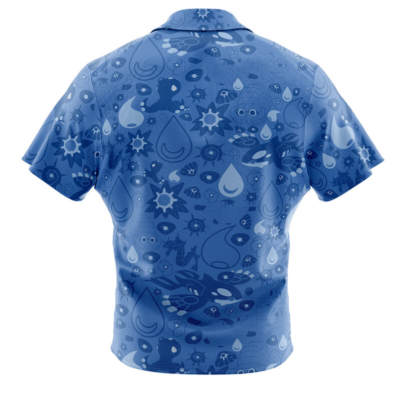 Water Pokemon Button Up Hawaiian Shirt - Image 2