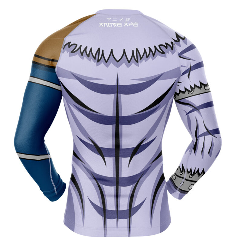 Weregarurumon Digimon Long Sleeve Rash Guard Compression Shirt - Image 2