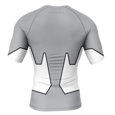 White Lantern DC Comics Short Sleeve Rash Guard Compression Shirt