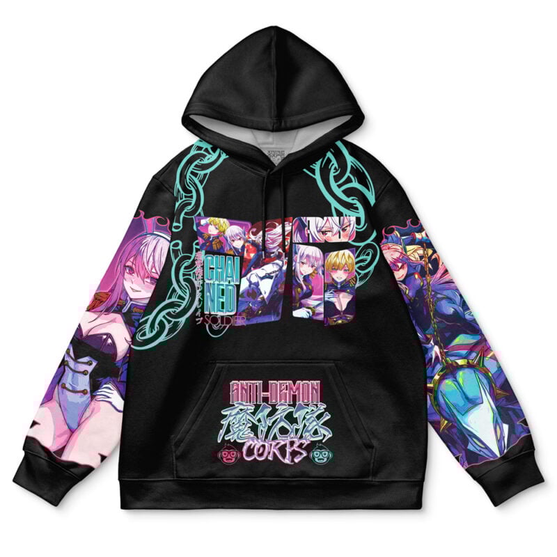 Chained Soldier Streetwear Hoodie - Image 2