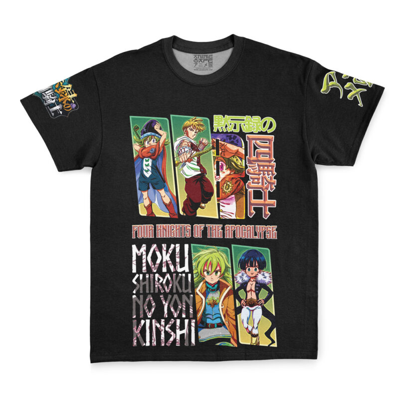 Four Knights of the Apocalypse Streetwear T-Shirt - Image 3