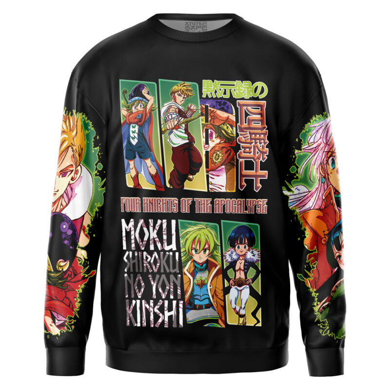 Four Knights of the Apocalypse Streetwear Sweatshirt - Image 2