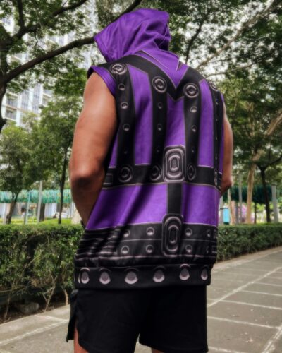 Skeletor Battle Armor Masters Of The Universe Sleeveless Hoodie