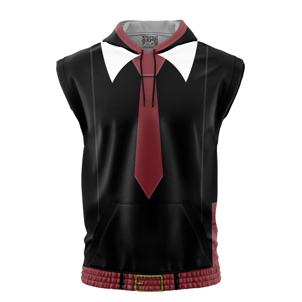 Akame Night Raid Akame ga Kill Sleeveless Hoodie