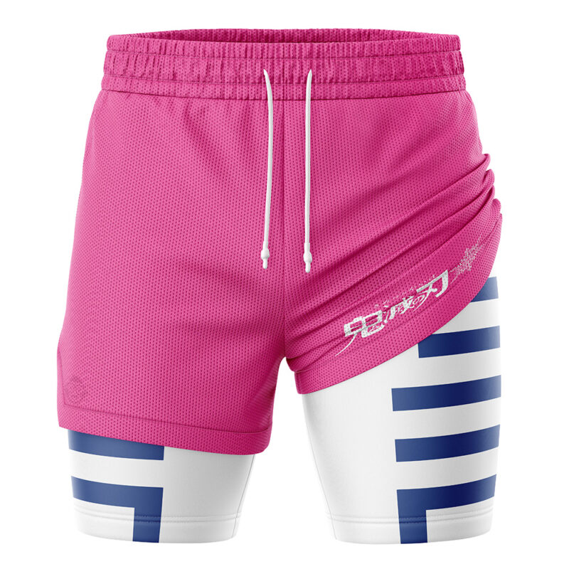 Akaza Demon Slayer 2-in-1 Performance Shorts - Image 3