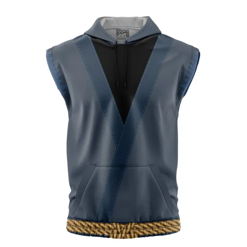 Akuma V2 Street Fighter Sleeveless Hoodie - Image 2