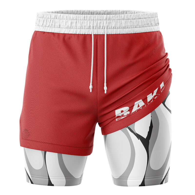 Baki the Grappler 2-in-1 Performance Shorts - Image 3