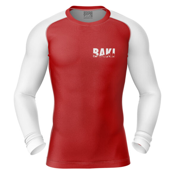 Baki the Grappler Long Sleeve Rash Guard Compression Shirt