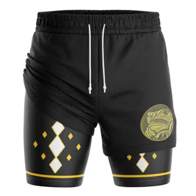Black Ninjetti Ranger Power Rangers 2-in-1 Performance Shorts