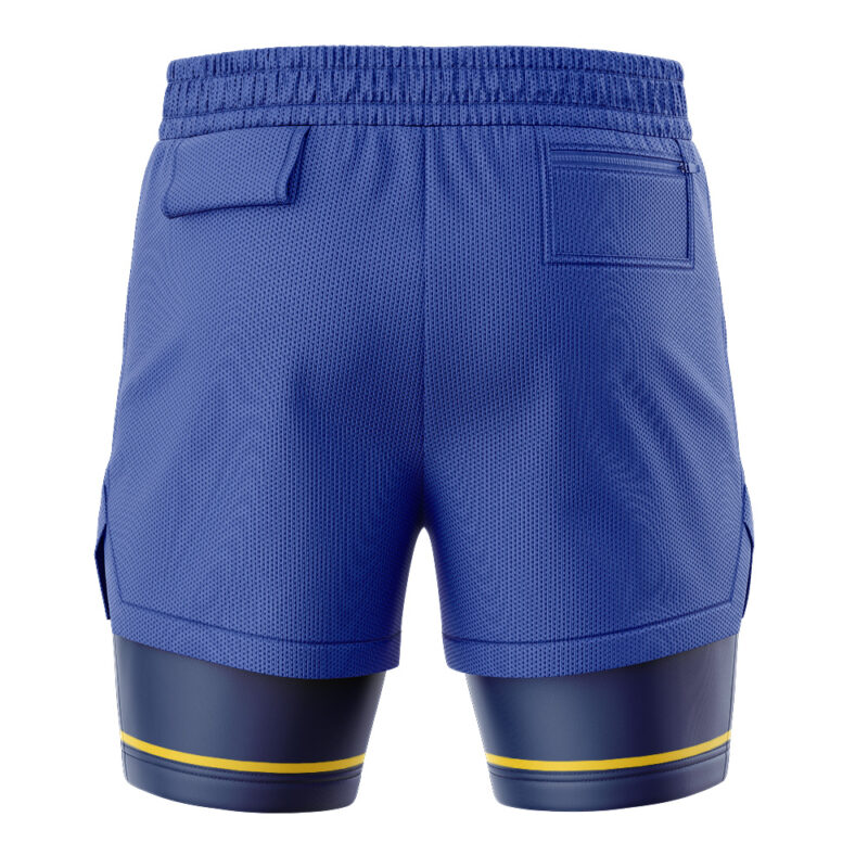Blue Ninjetti Ranger Power Rangers 2-in-1 Performance Shorts - Image 4