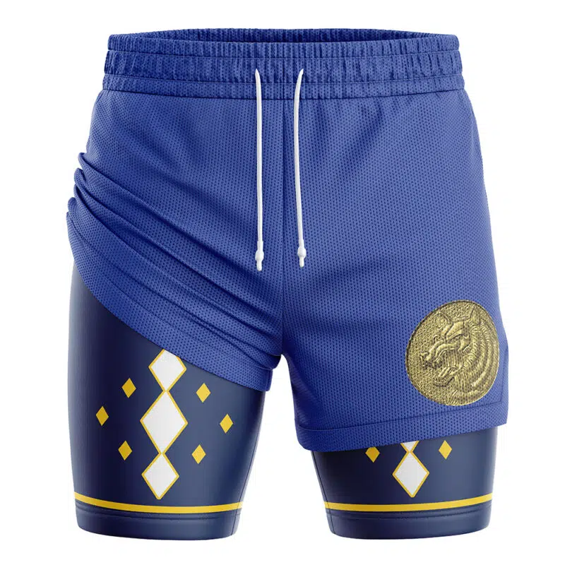Blue Ninjetti Ranger Power Rangers 2-in-1 Performance Shorts