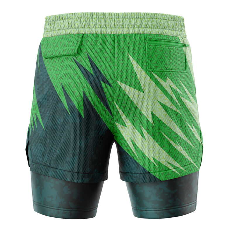 Bulbasaur Attack V1 Pokemon 2-in-1 Performance Shorts - Image 4