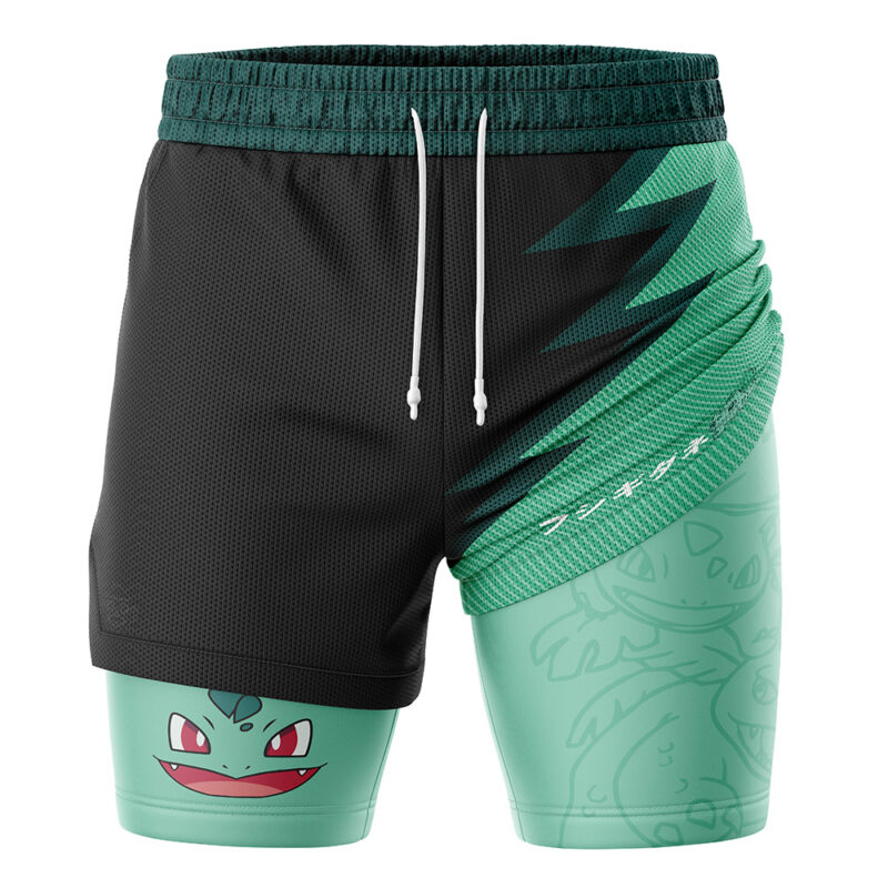 Bulbasaur Pokemon 2-in-1 Performance Shorts - Image 3