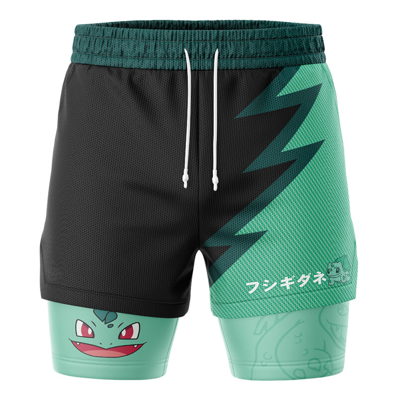 Bulbasaur Pokemon 2-in-1 Performance Shorts - Image 2