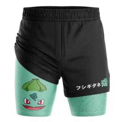 Bulbasaur V2 Pokemon 2-in-1 Performance Shorts