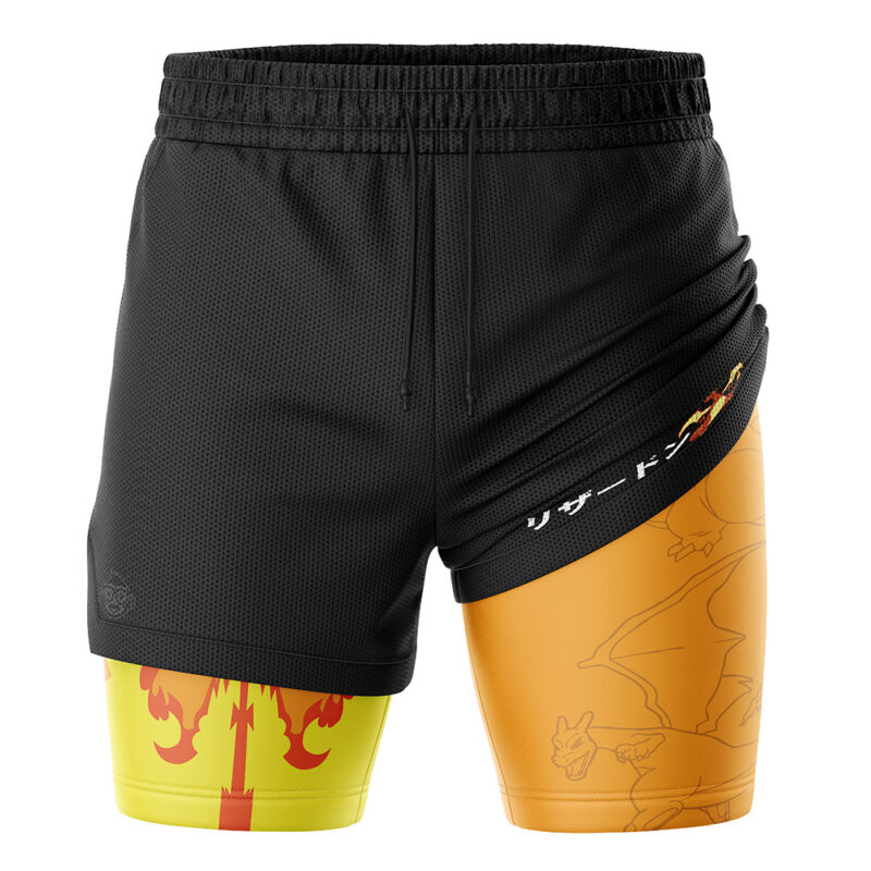 Charizard V2 Pokemon 2-in-1 Performance Shorts - Image 3