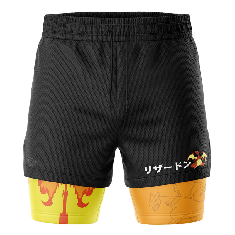 Charizard V2 Pokemon 2-in-1 Performance Shorts - Image 2