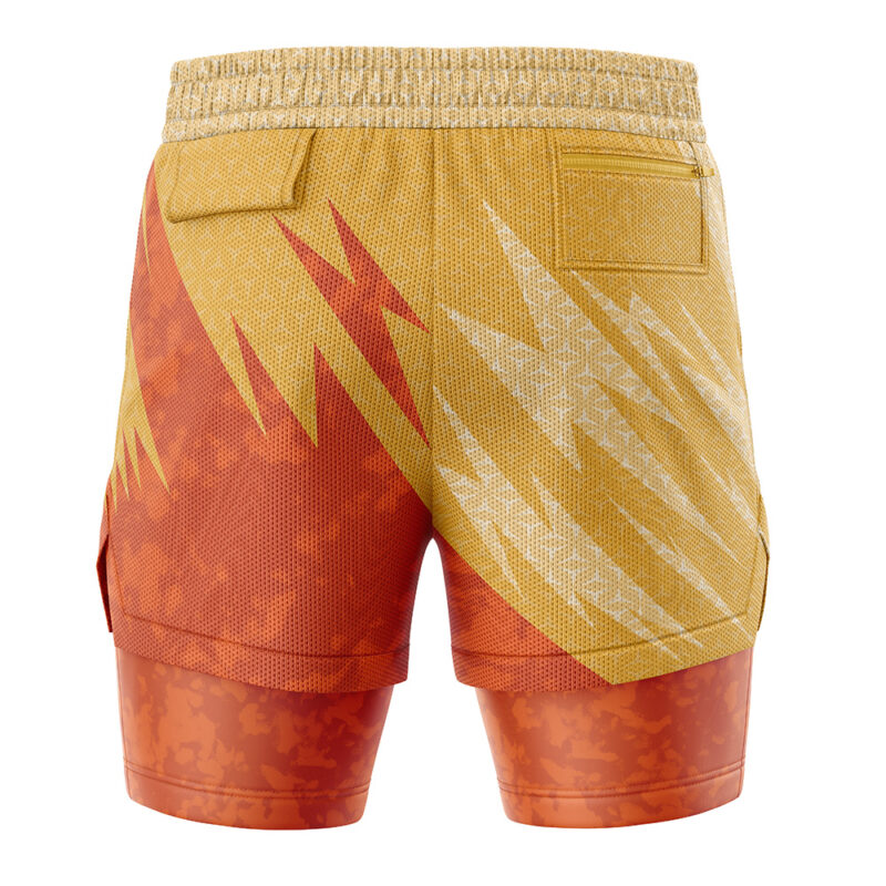 Charmander Attack V1 Pokemon 2-in-1 Performance Shorts - Image 4