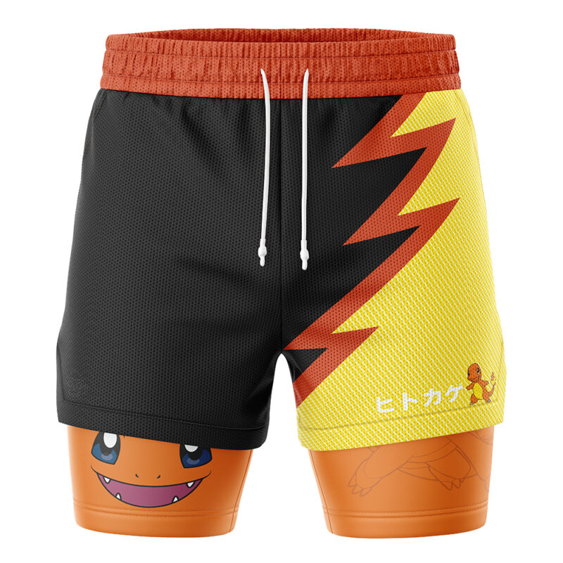 Charmander Pokemon 2-in-1 Performance Shorts - Image 2