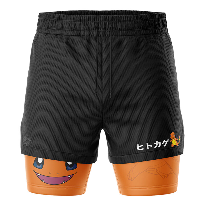 Charmander V2 Pokemon 2-in-1 Performance Shorts - Image 2