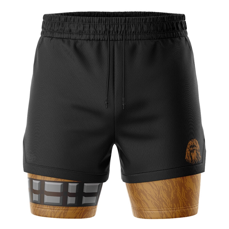 Chewbacca Star Wars 2-in-1 Performance Shorts - Image 2