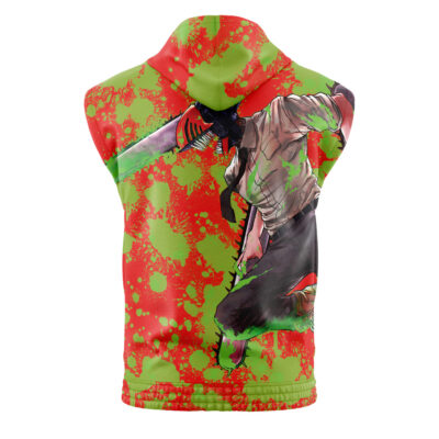 Denji Chainsaw Man Sleeveless Hoodie