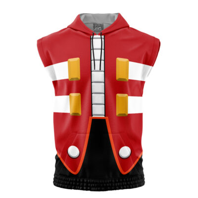 Dr. Eggman Sonic The Hedgehog Sleeveless Hoodie