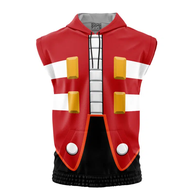 Dr. Eggman Sonic The Hedgehog Sleeveless Hoodie