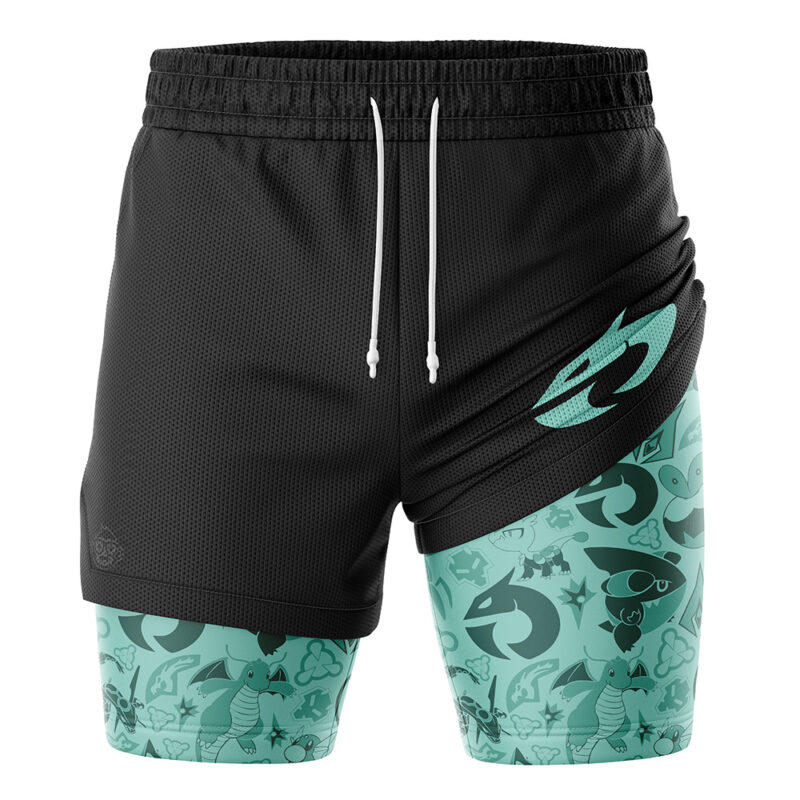 Dragon V2 Pokemon 2-in-1 Performance Shorts - Image 3
