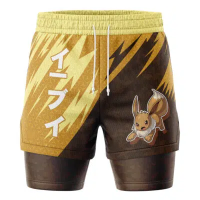 Eevee Attack V1 Pokemon 2-in-1 Performance Shorts