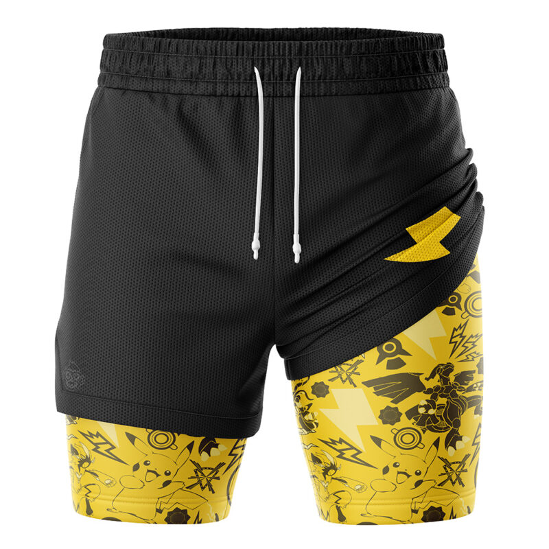 Electricity V2 Pokemon 2-in-1 Performance Shorts - Image 3