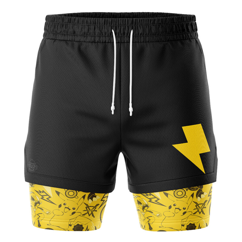 Electricity V2 Pokemon 2-in-1 Performance Shorts - Image 2