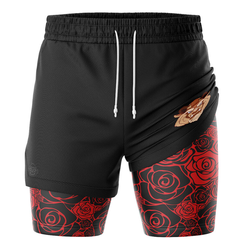 Enchanted Rose Beauty and the Beast 2-in-1 Performance Shorts - Image 3