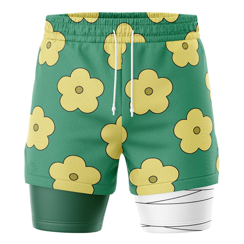 Fat Usopp One Piece 2-in-1 Performance Shorts - Image 2