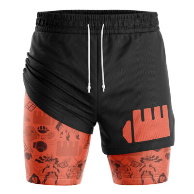 Fighting V2 Pokemon 2-in-1 Performance Shorts