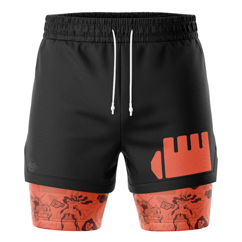 Fighting V2 Pokemon 2-in-1 Performance Shorts - Image 2