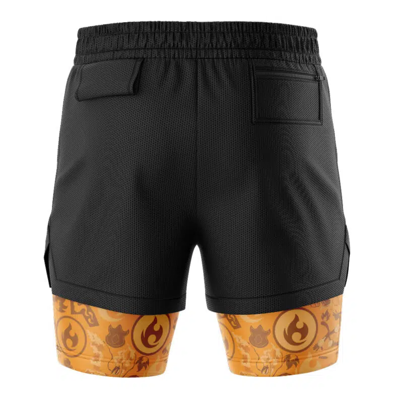Fire V2 Pokemon 2-in-1 Performance Shorts - Image 4