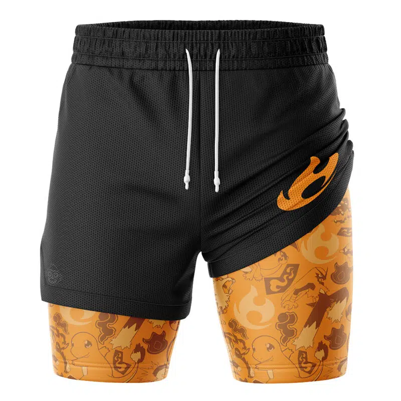 Fire V2 Pokemon 2-in-1 Performance Shorts - Image 3